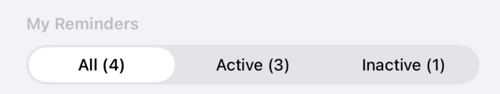 Filter bar
